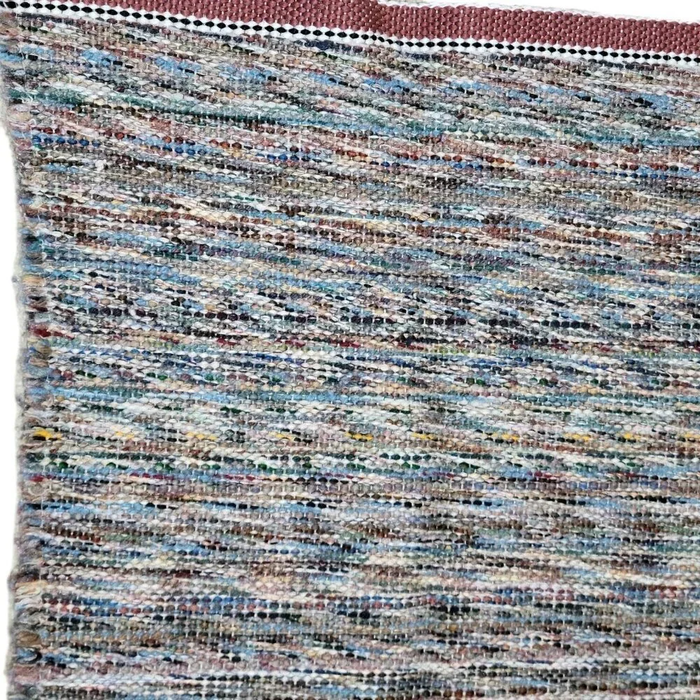 Kitchen Runner Rug Woven Brown Multi-Color 22 1/2